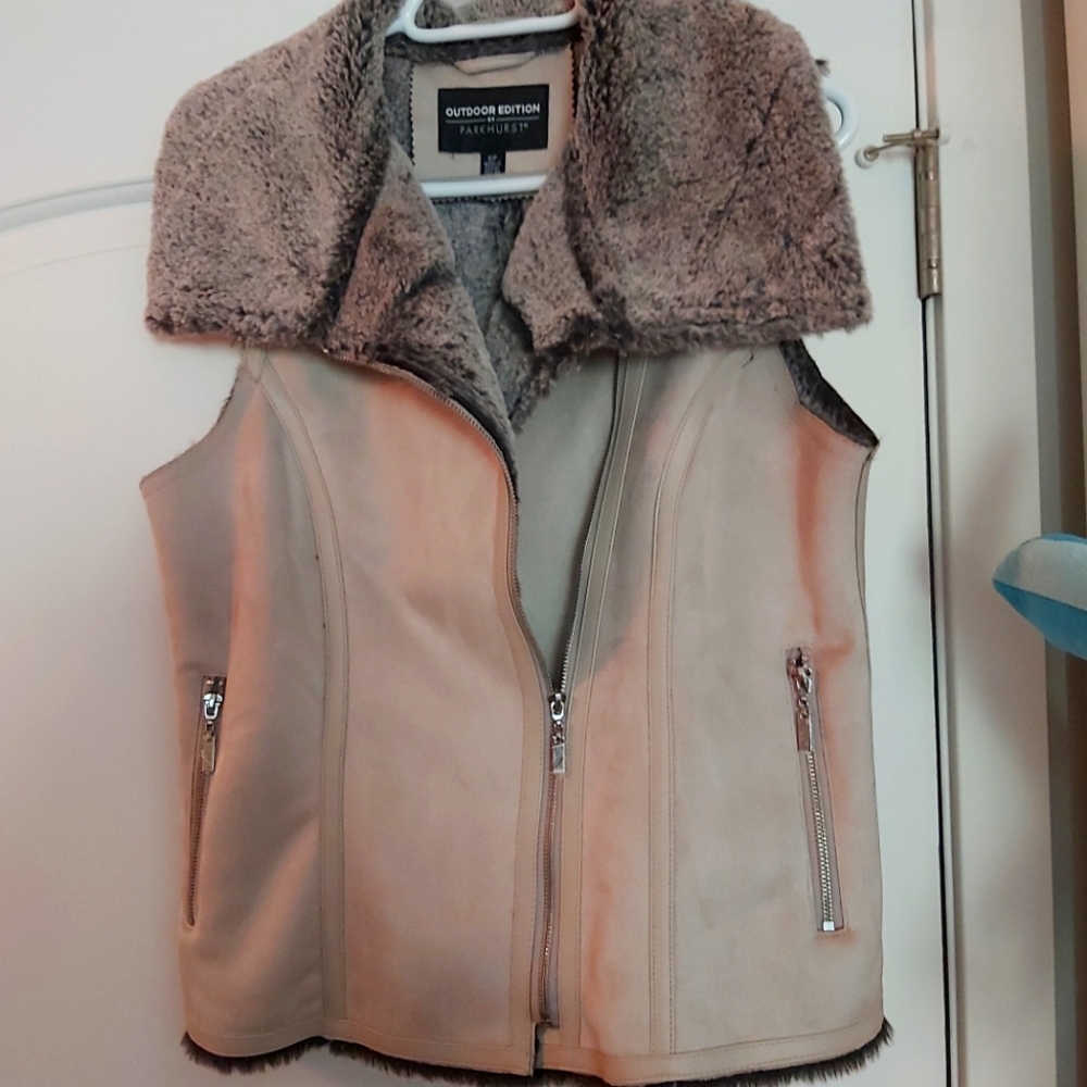 Fur/Suede Vest